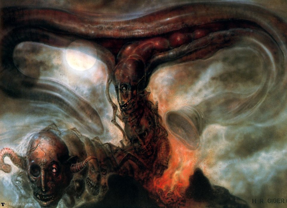 Hr Giger Pii The Smoke Beast P20 — H.r. Giger