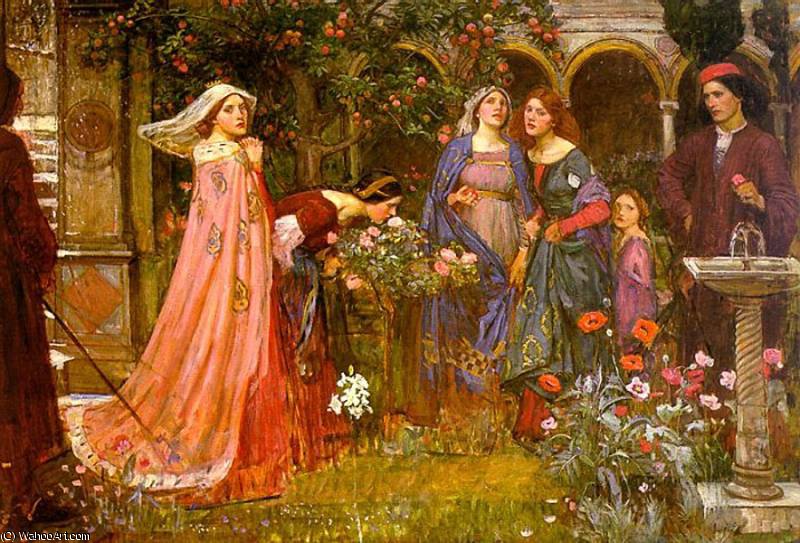 The Enchanted Garden — John William Waterhouse