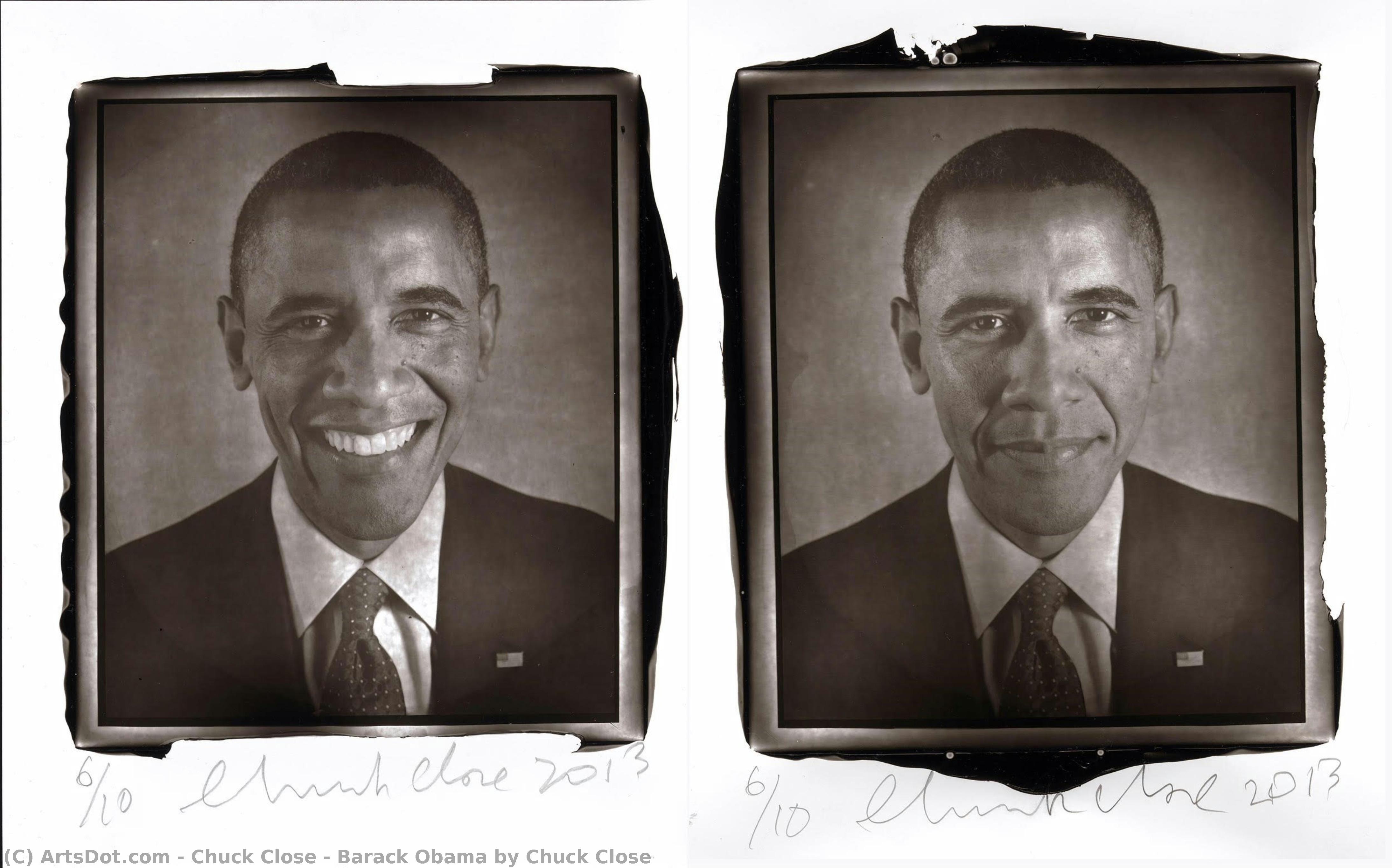 Barack Obama By Chuck Close — チャック・クローズ