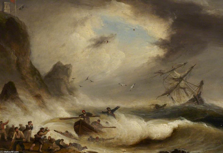The Brigantine 'warren' In A Gale — Tomas Luni
