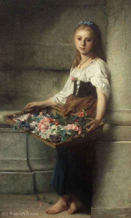 The Flowerseller — Adolphe Jourdan