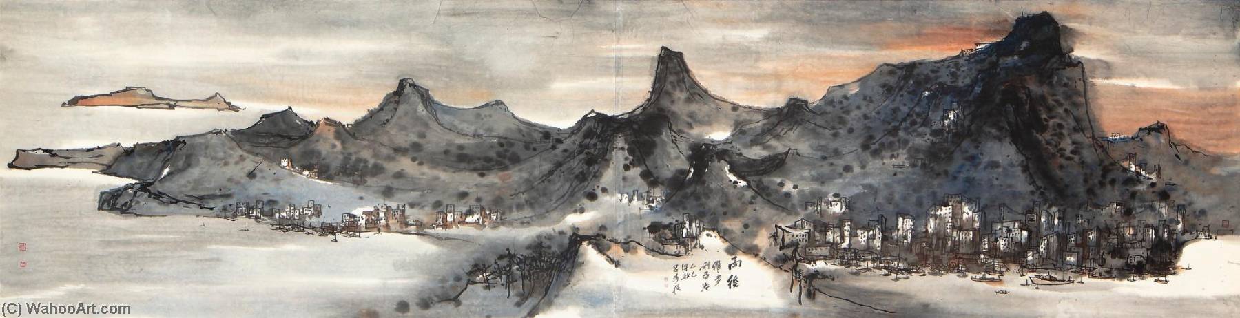 Victoria Harbour After Rain — Lü Shoukun