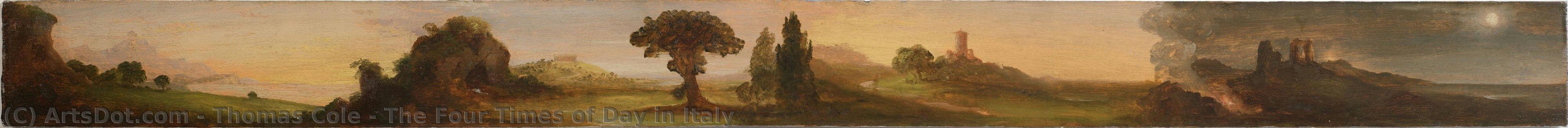 The Four Times Of Day In Italy — Thomas Cole