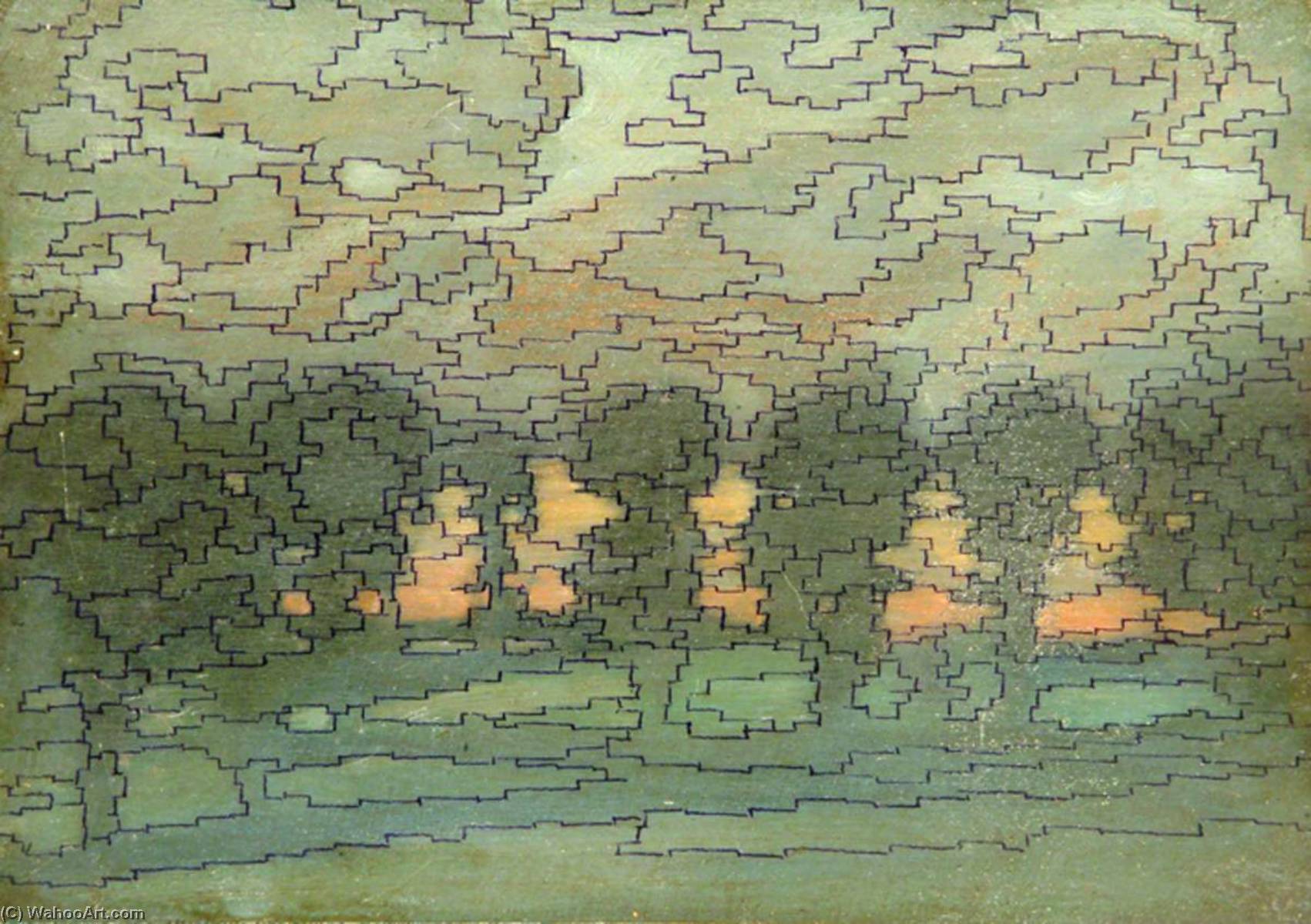 Patterned Trees — Sidney Herbert Sime