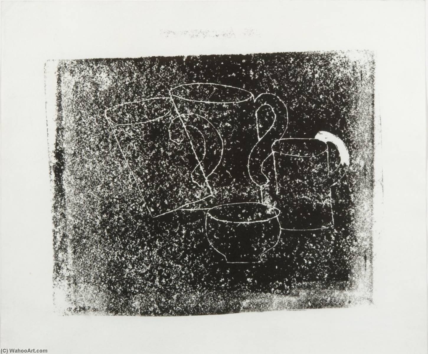 1928 (three Mugs And A Bowl) — Ben Nicholson