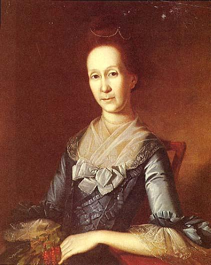 Mrs. Elihu Hall (catherine Orrick) (b. 1736), (painting) — Charles Willson Peale