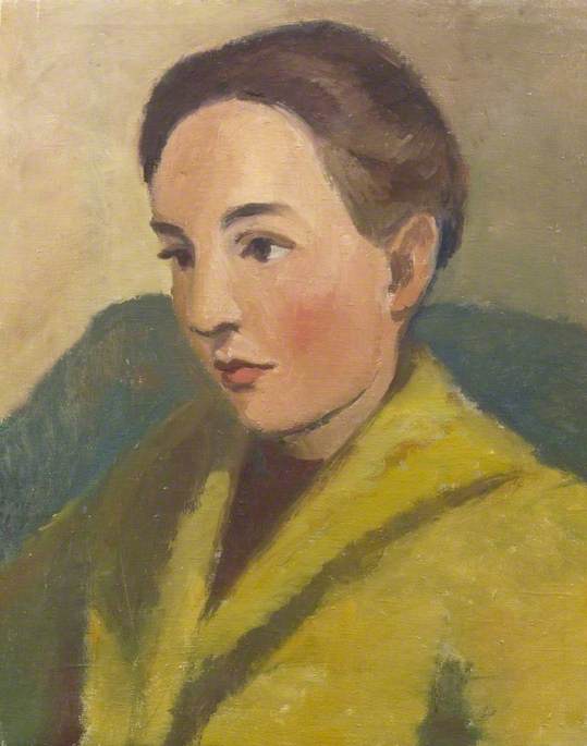 Portrait Of A Youth With A Yellow Coat — Theodor Kern