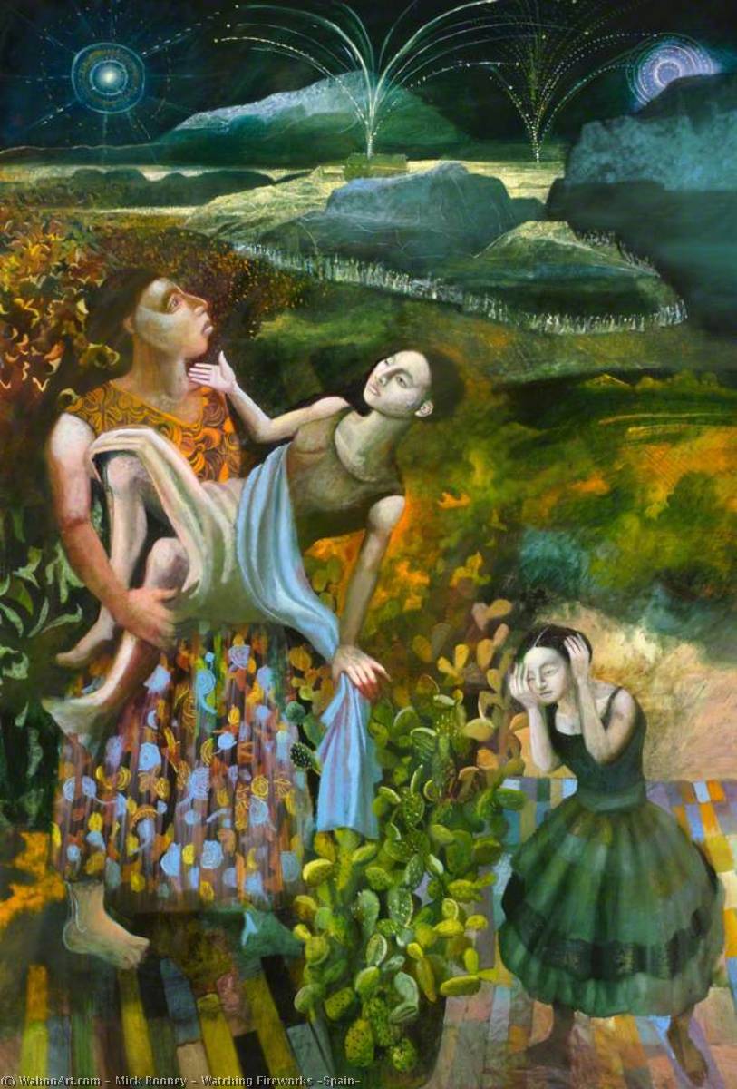 Watching Fireworks (spain) — Mick Rooney