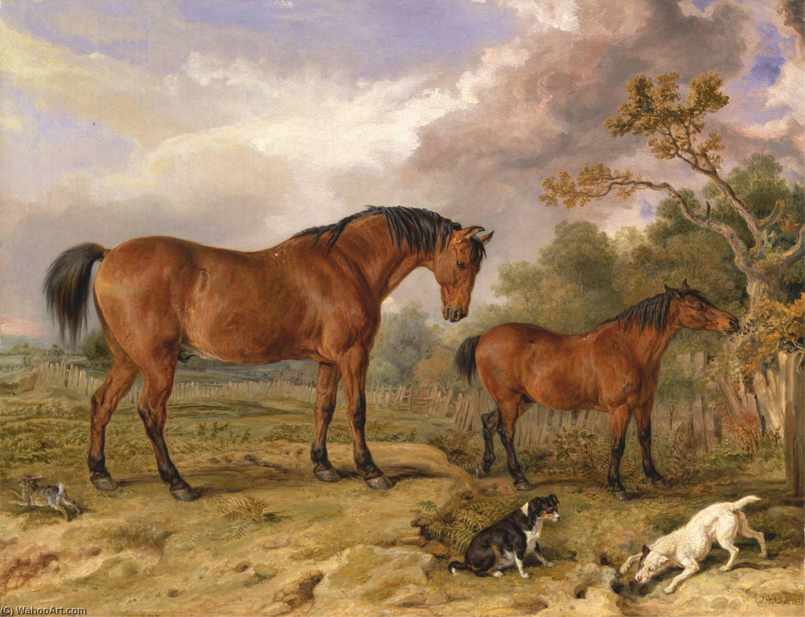 Portrait Of Reformer, Blucher, Tory And Crib, The Property Of Rowland Alston, Esq., M.p — ジェームズ・ワード