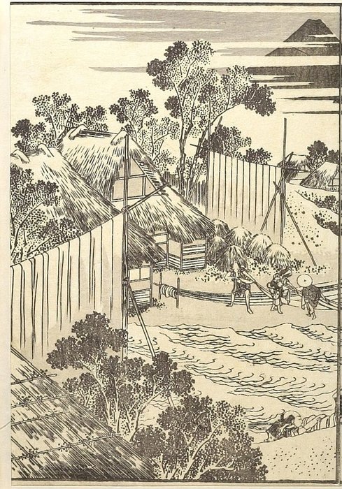 Sommer Fuji In Inage-ryō — Katsushika Hokusai