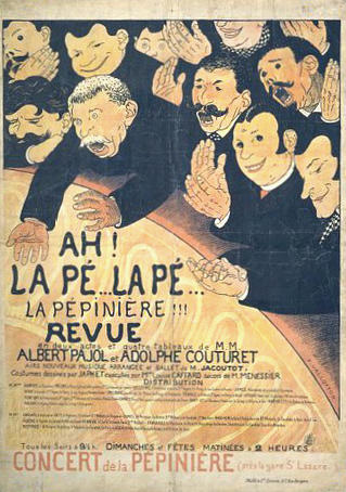 Poster Ah La Pé...la Pé...la Pepinière — Félix Vallotton