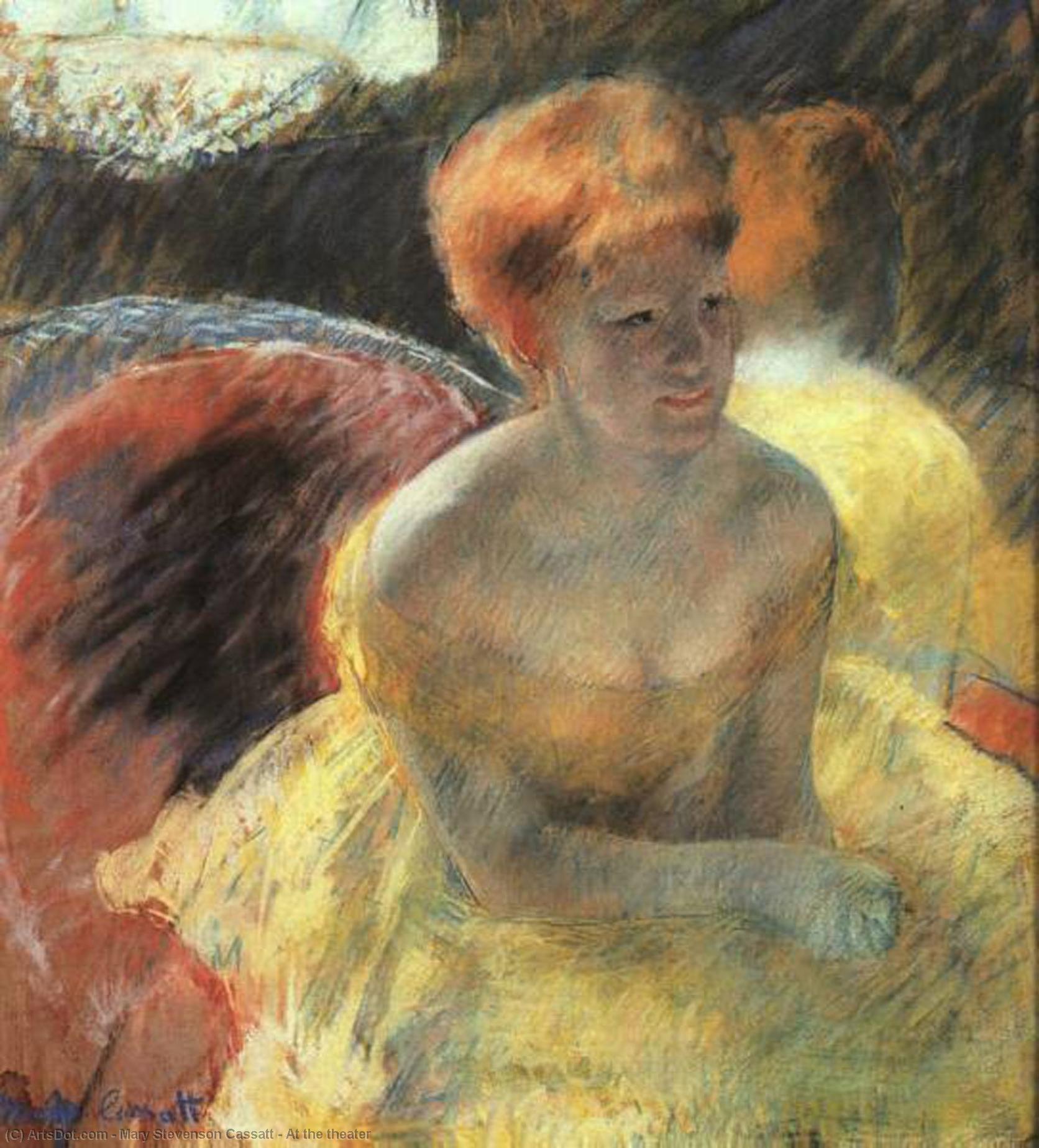 At The Theater — Mary Stevenson Cassatt