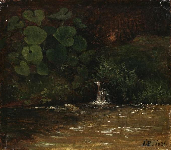 In The Forest (study) — Johann Wilhelm Preyer