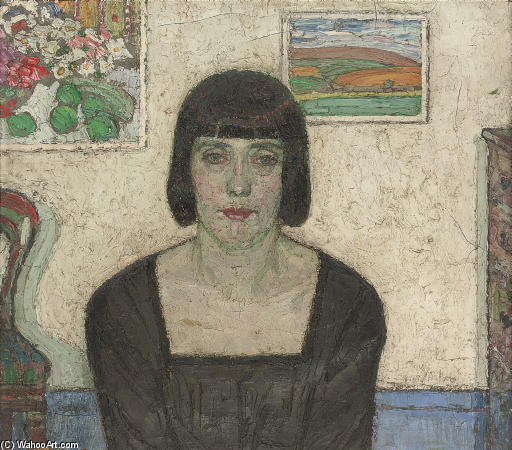 Portrait Of The Artist's Wife — Leon De Smet