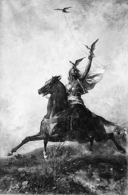 The Arab Falconer — Eugène Samuel Auguste Fromentin