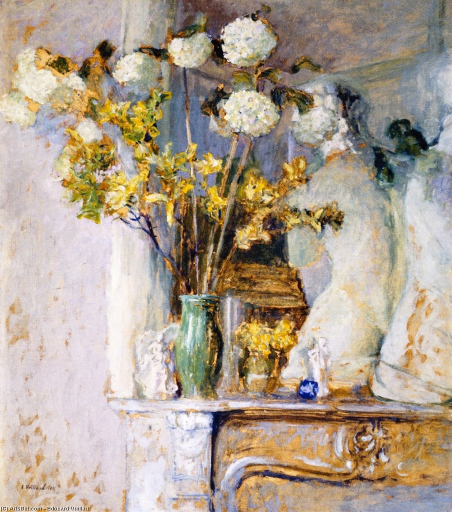 Guilder Roses And The Venus De Milo — Jean-édouard Vuillard