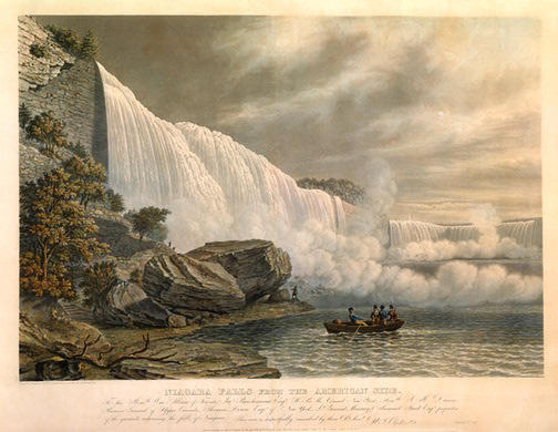 Niagara Falls From The American Side — William James Bennett