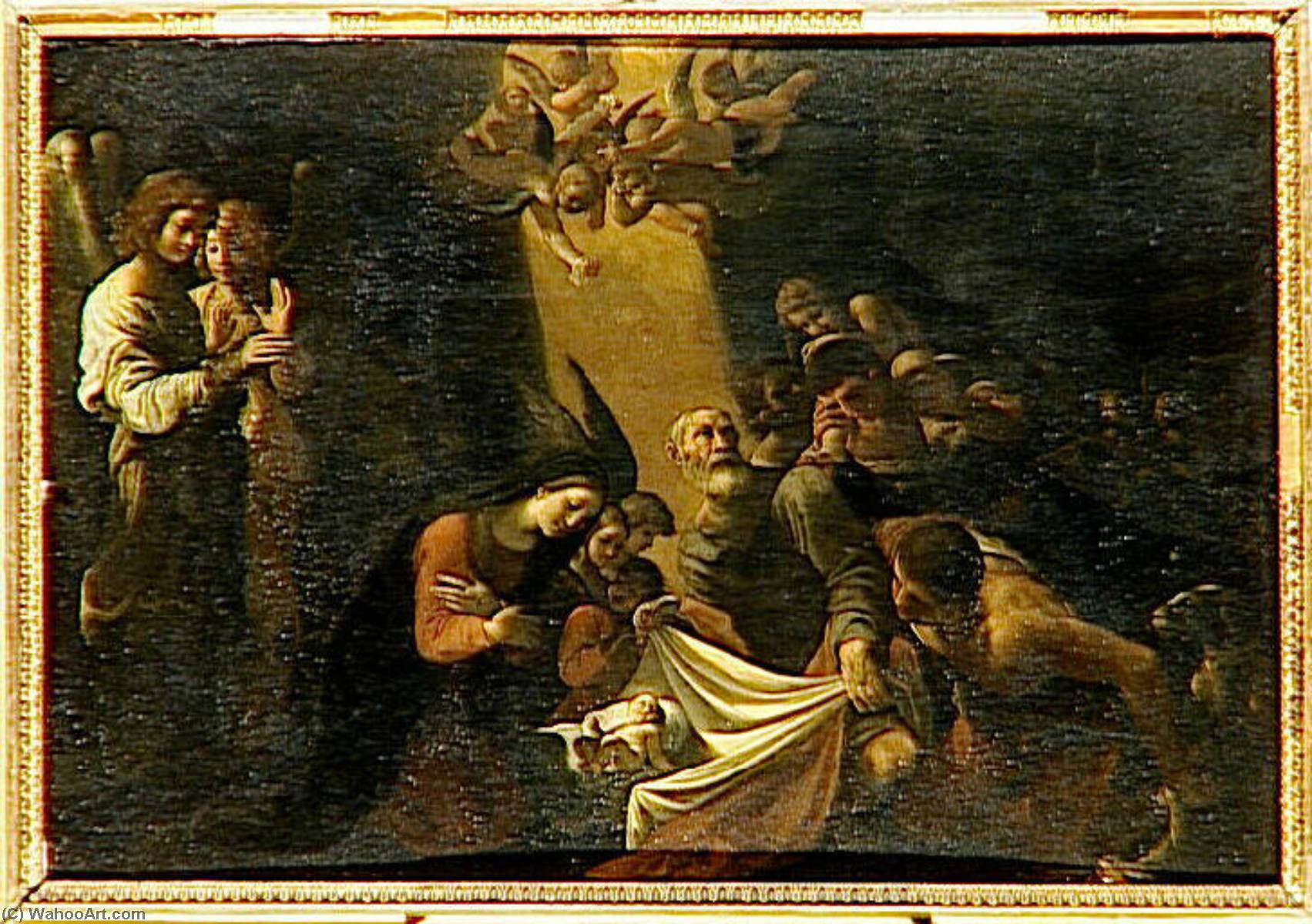 L'adoration Des Bergers La Nativité De Jésus Christ — Ludovico Carracci