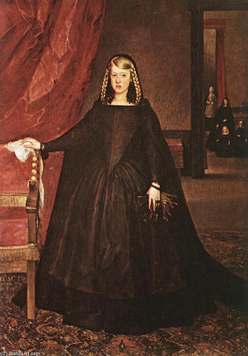 The Empress Doña Margarita De Austria In Mourning Dress — Juan Bautista Martínez Del Mazo
