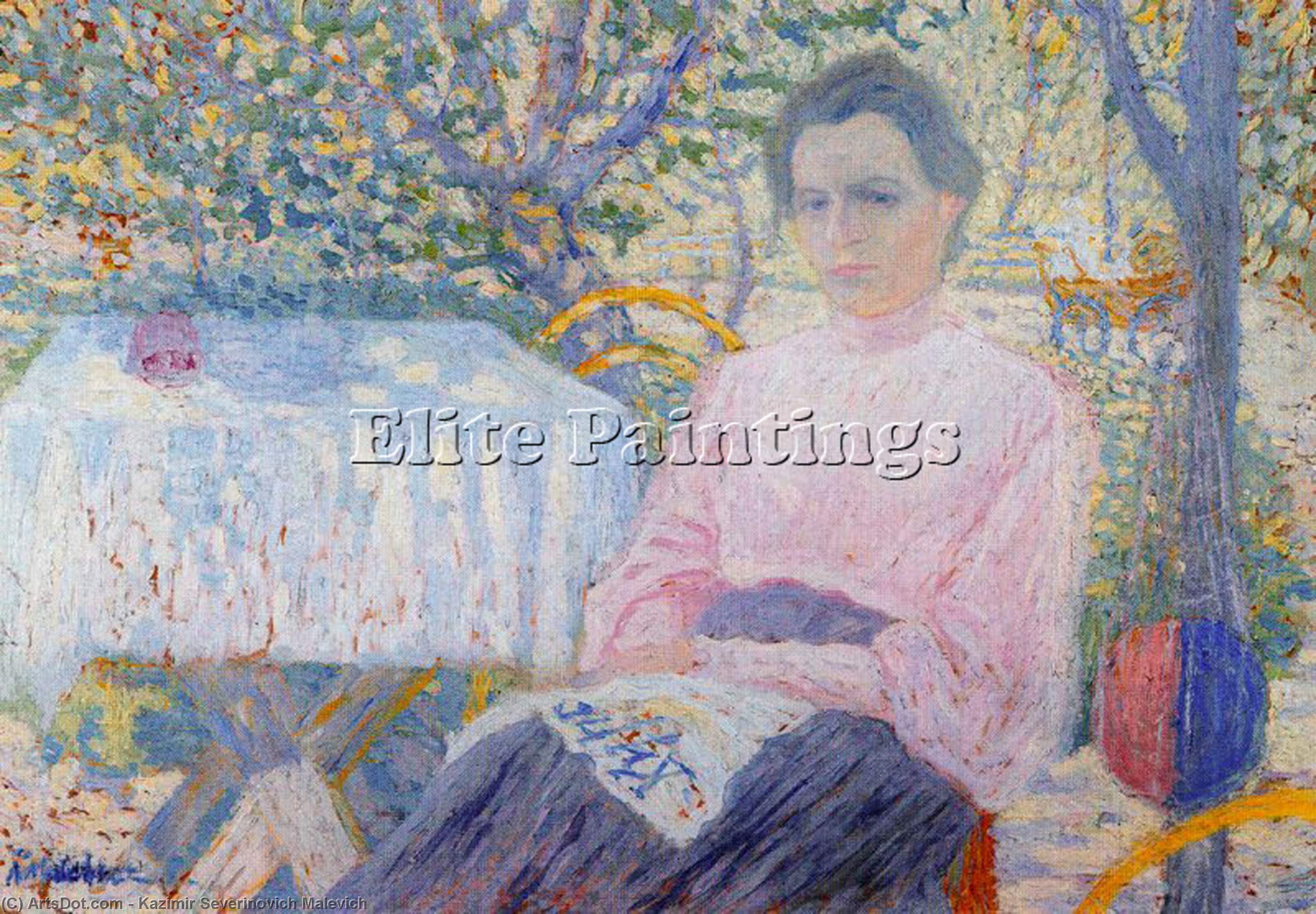 Portrait Of Woman — Kazimir Malevich