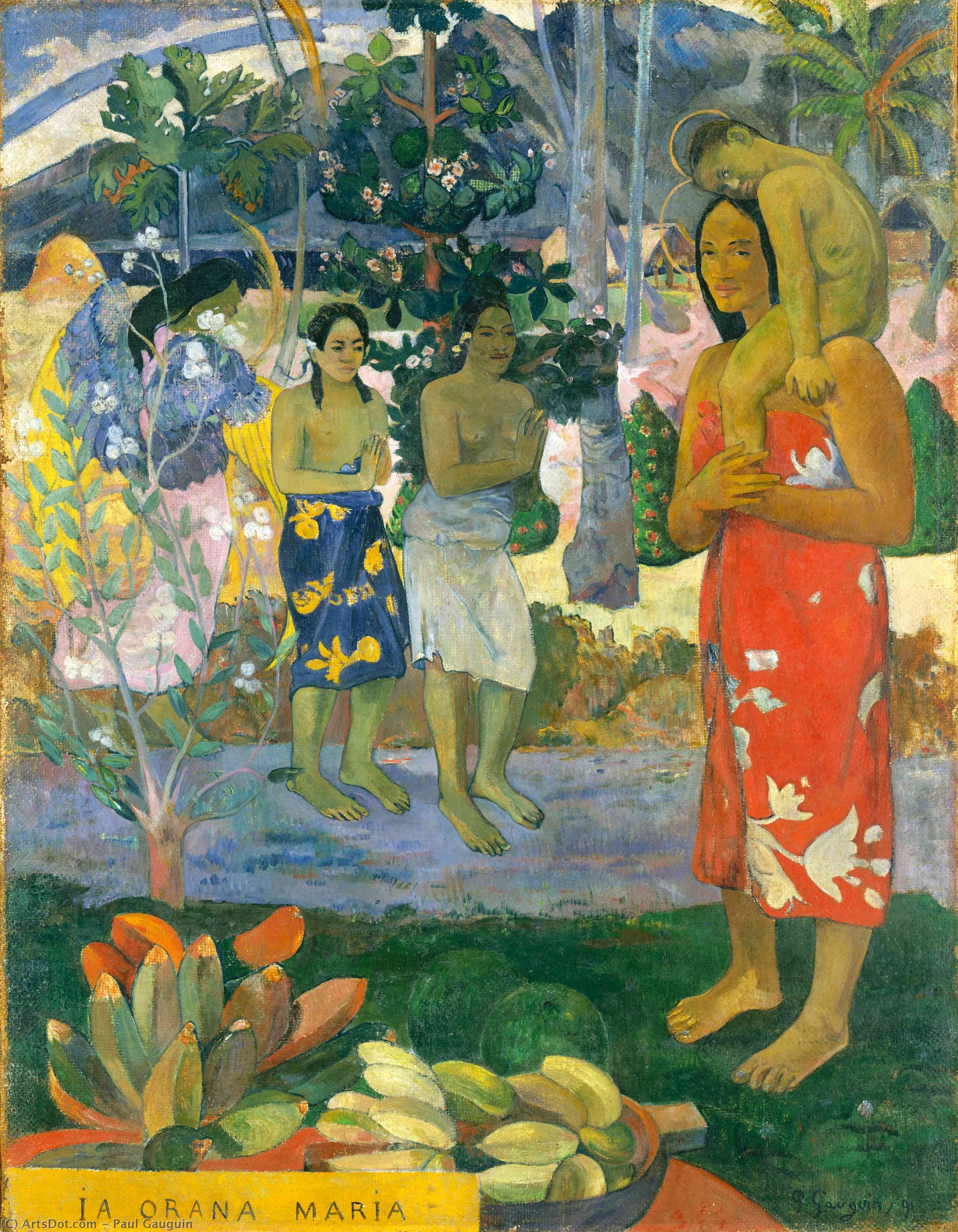 Ia Orana Maria (also Known As Hail Mary) — Eugène Henri Paul Gauguin