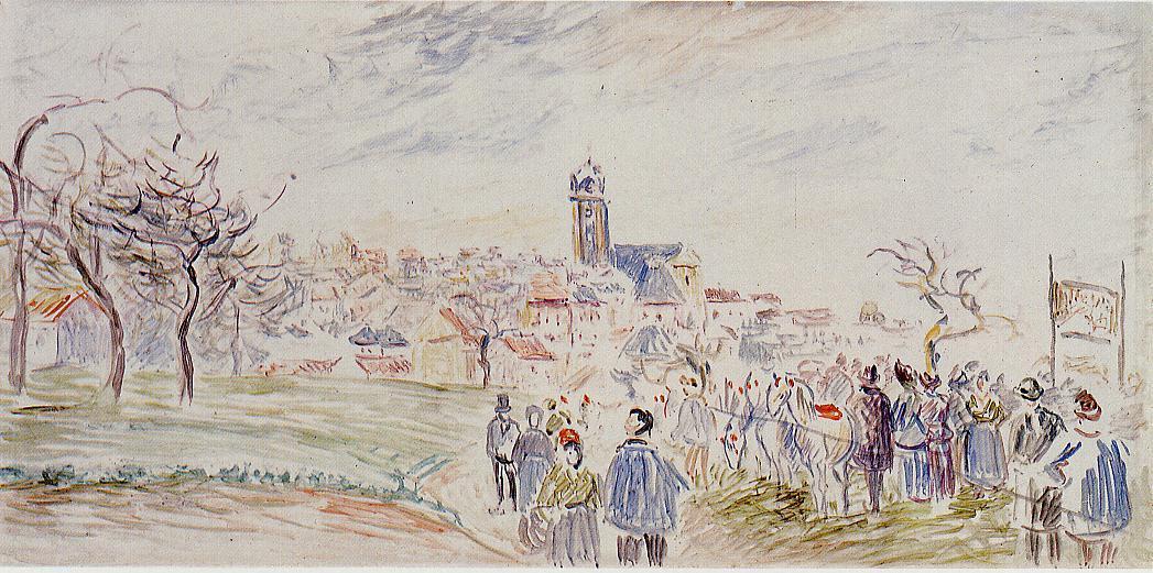 La Saint Martin A Pontoise — Camille Pissarro