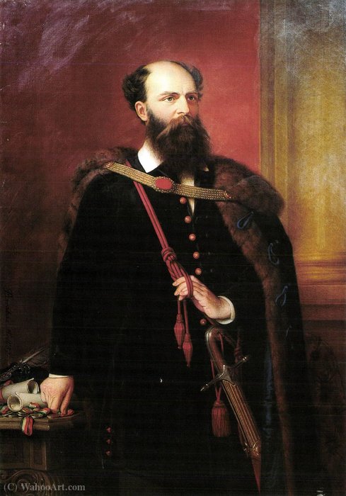 Count Lajos Batthyány — Miklós Barabás