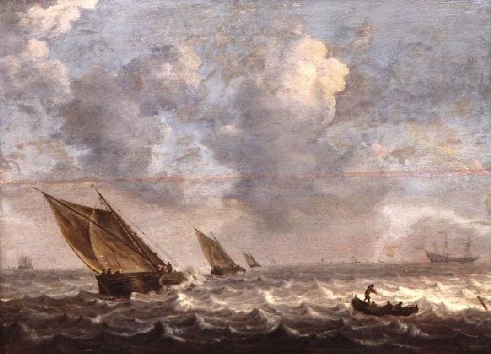 Fishing Boats — Ludolf Backhuysen I