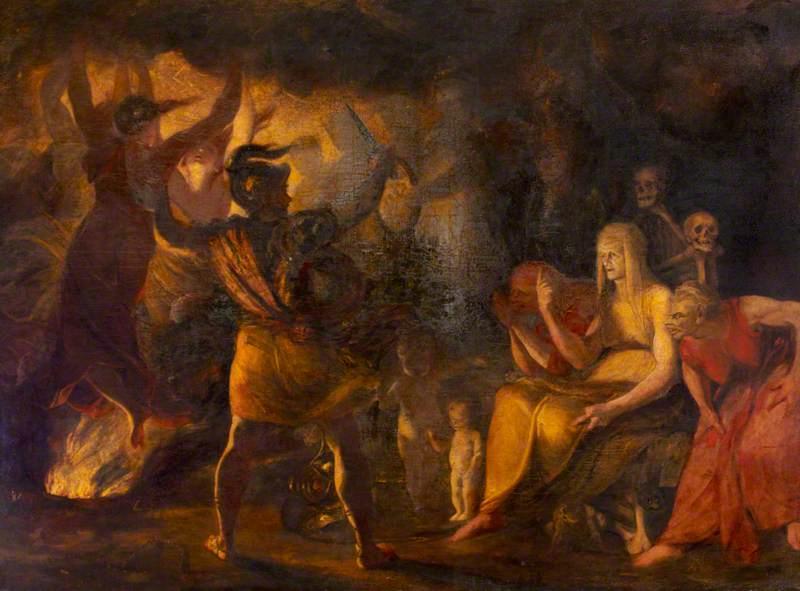 Macbeth And The Witches — Sir Joshua Reynolds