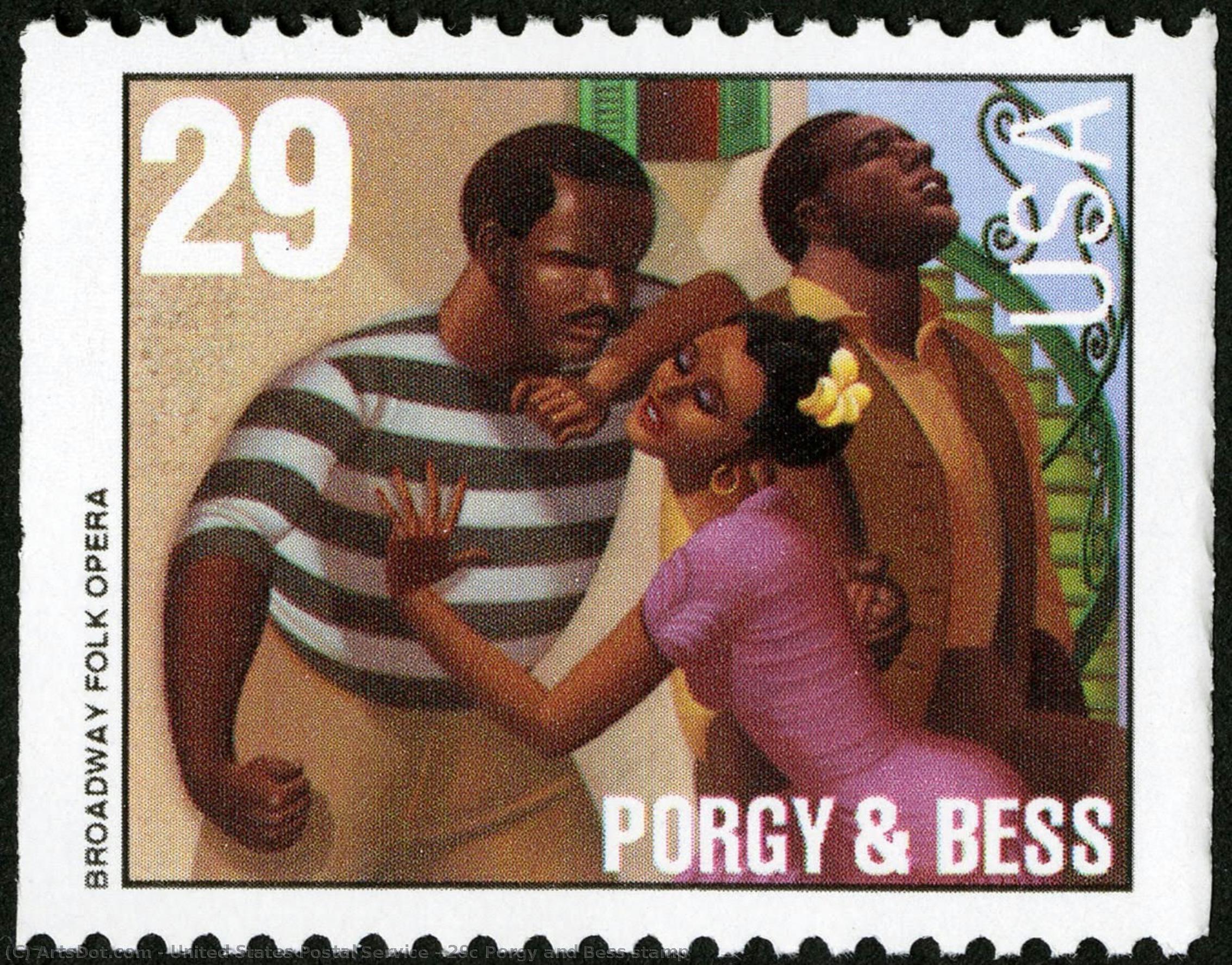 29c Porgy Und Bess Briefmarke — United States Postal Service