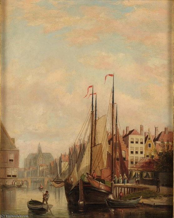 Dutch City View — Johannes Frederik Hulk