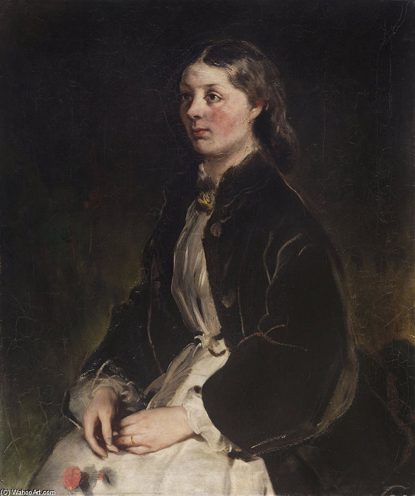 Portrait Of Christine Freifrau Von Schonberg — Ferdinand Von Rayski