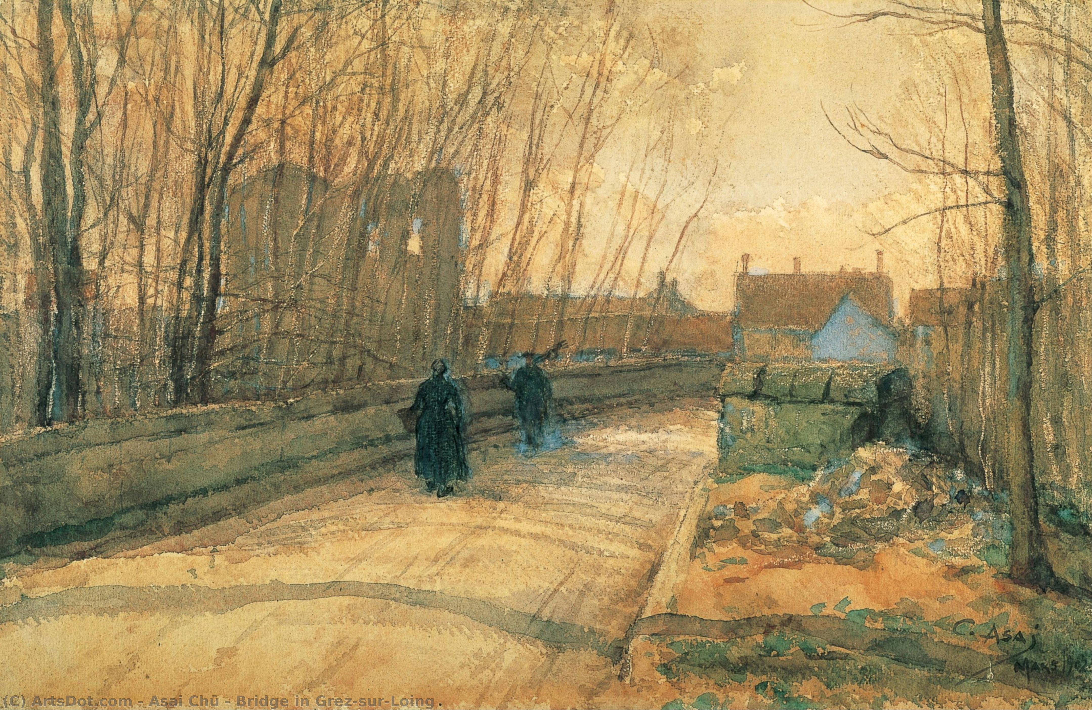 Bridge In Grez-sur-loing — Asai Chū