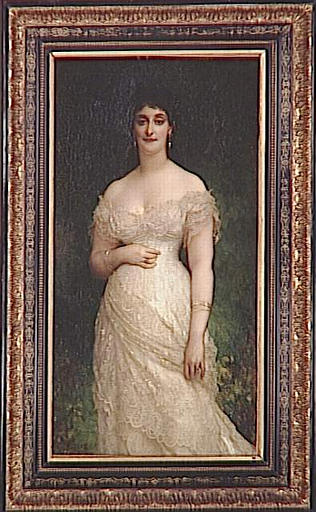Portrait De Mme Hollander Nee Victorine Wertheim — Ernest Hébert (antoine Auguste Ernest Hebert)