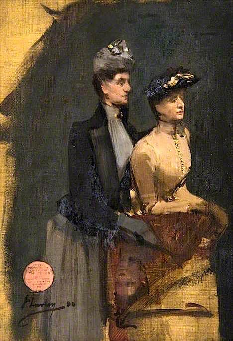 Mrs Cunningham And Mrs Wedderspoon (sketch) — Sir John Lavery