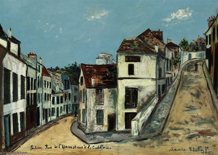 Street Of Spur And Street Cutlery — Maurice Utrillo