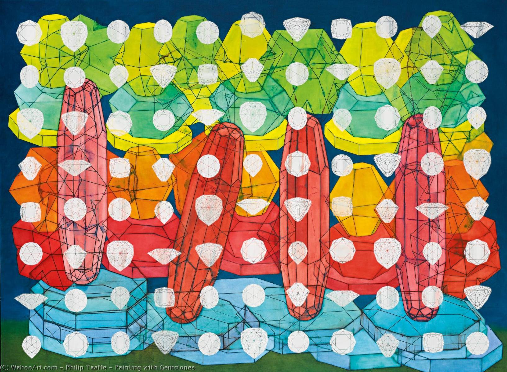 Painting With Gemstones — Philip Taaffe
