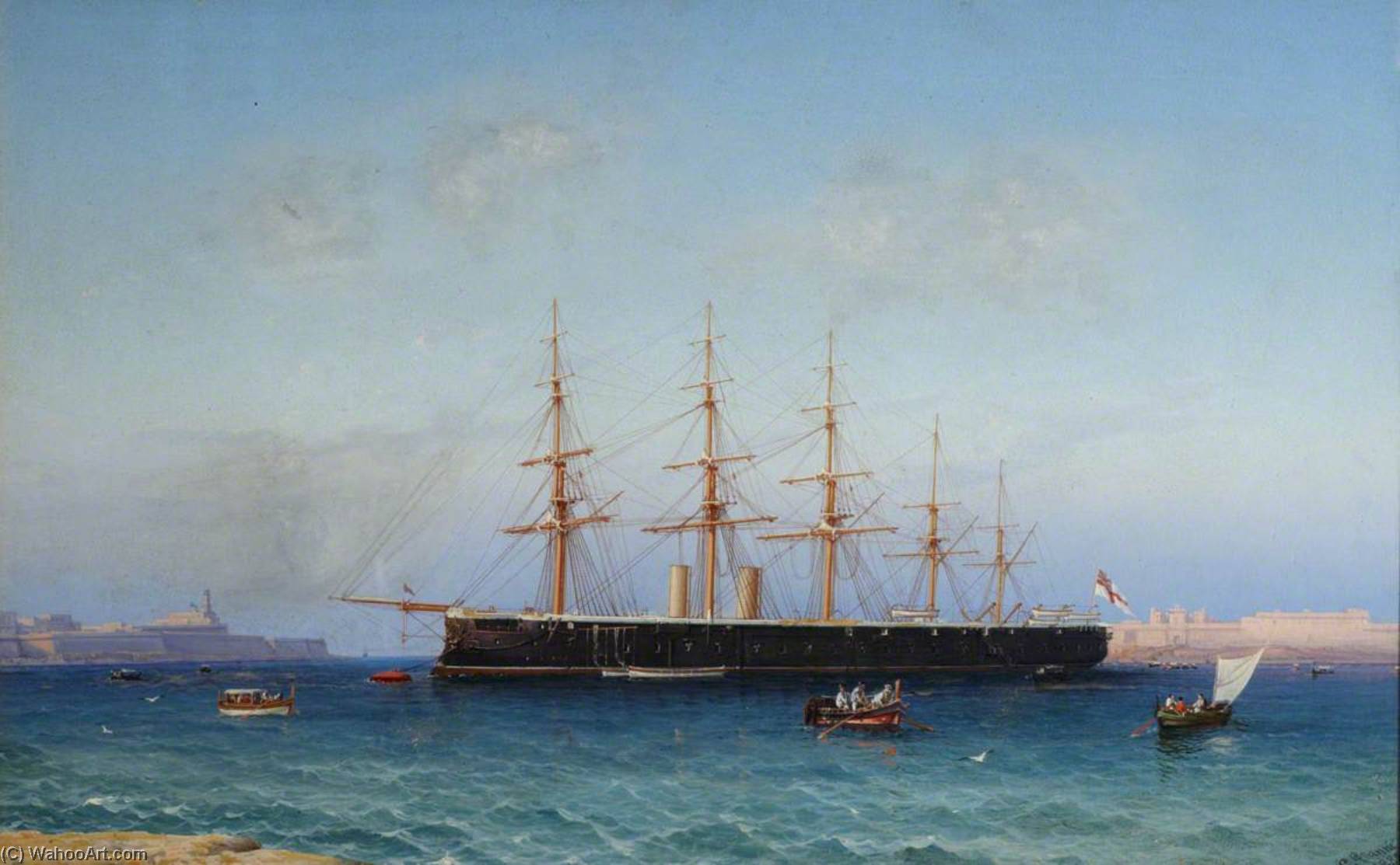 Hms 'agincourt' At Malta — Giancinto Gianni