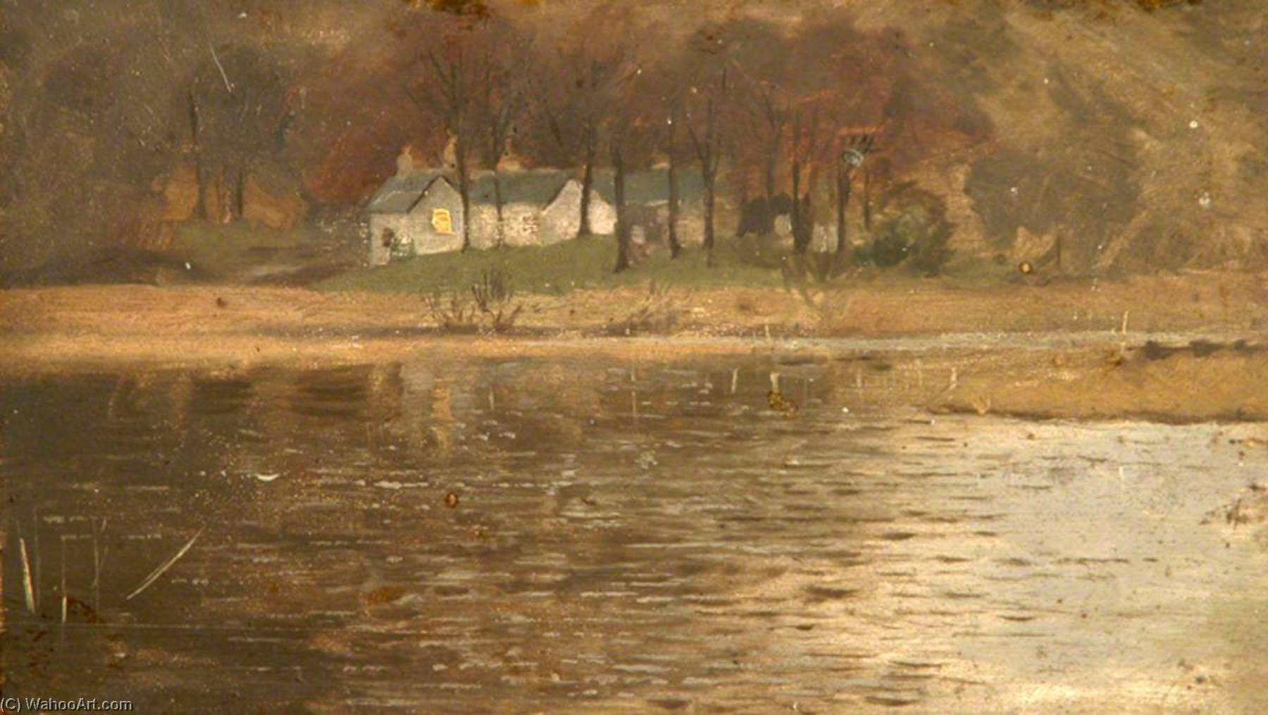 House By A Lake — Sidney Herbert Sime