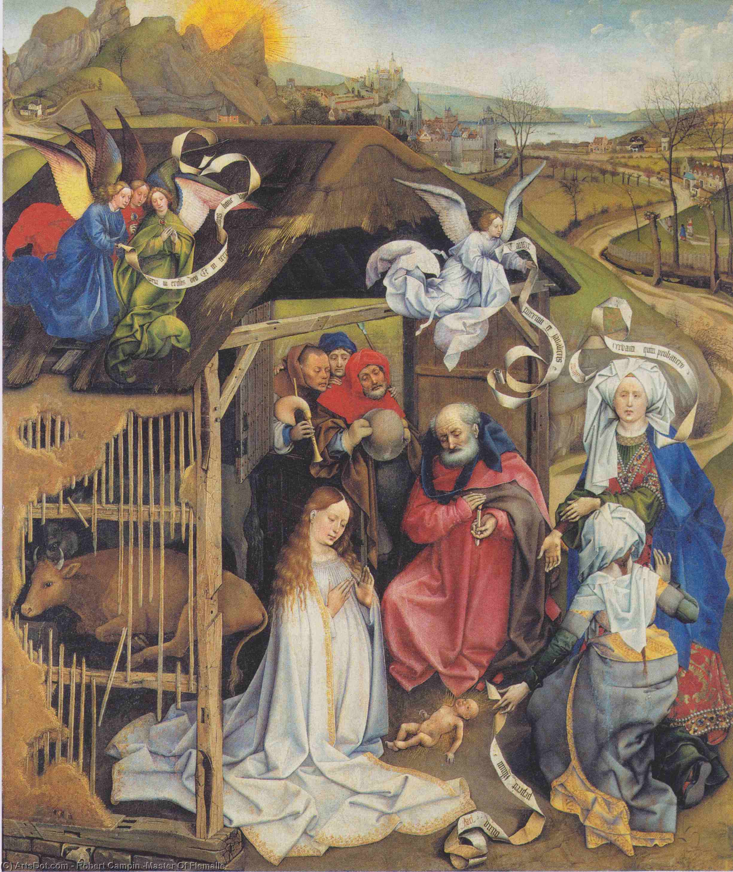 Adoration Of The Shepherds — Robert Campin (master Of Flemalle)