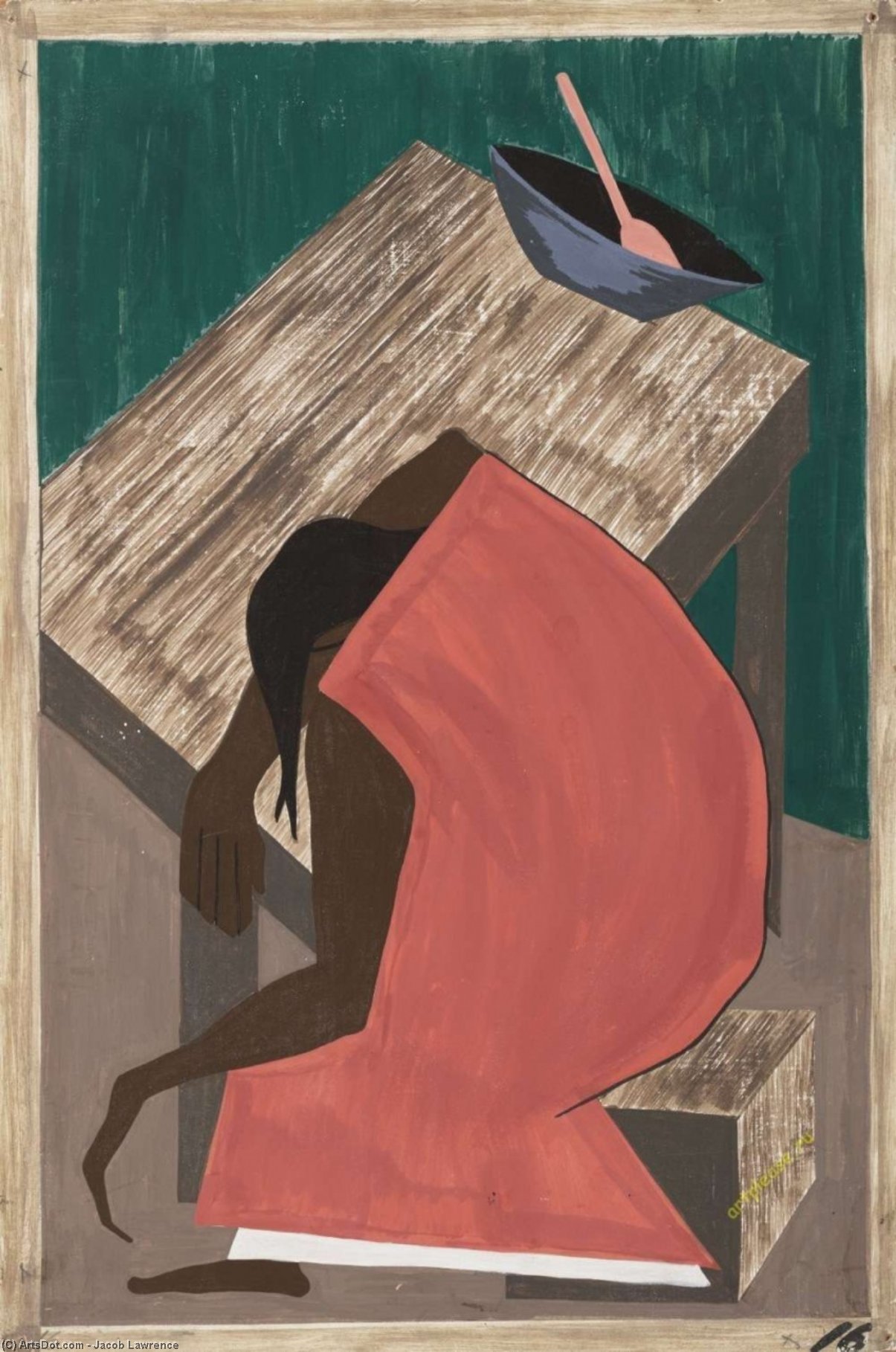 Although The Negro Was Used To Lynching, He Found This An Opportune Time For Him To Leave Where One Had Occurred — Jacob Lawrence