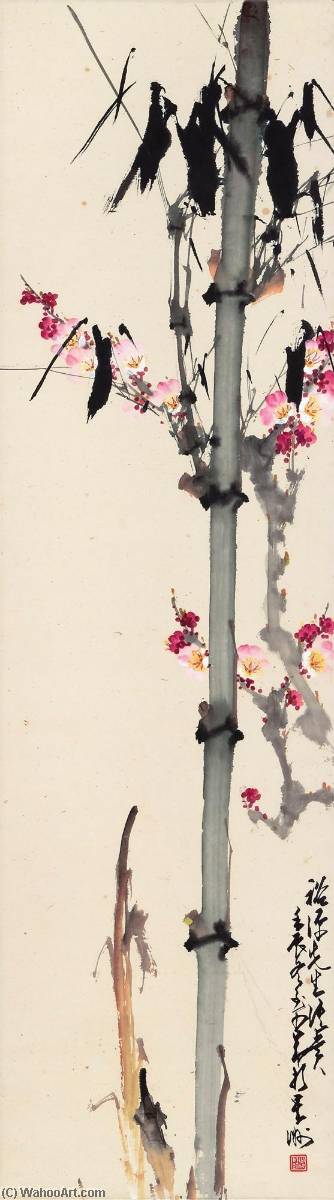Bamboo And Plum Blossoms — Zhao Shao'ang