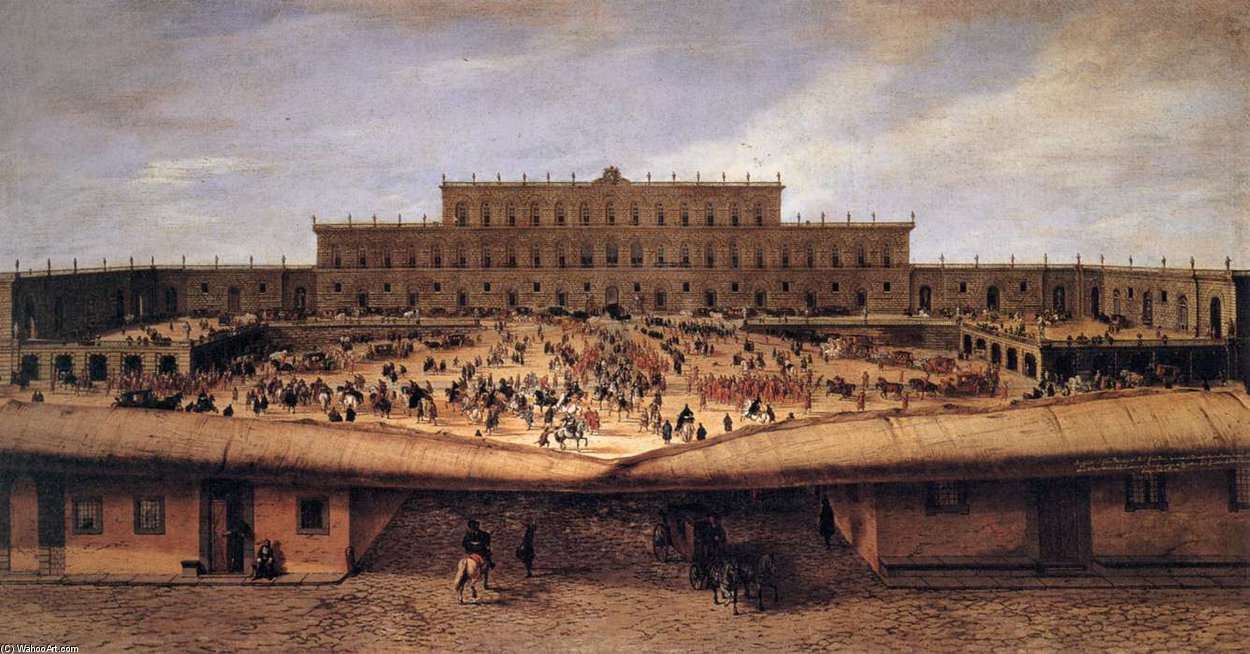 View Of The Palazzo Pitti — Pandolfo Reschi