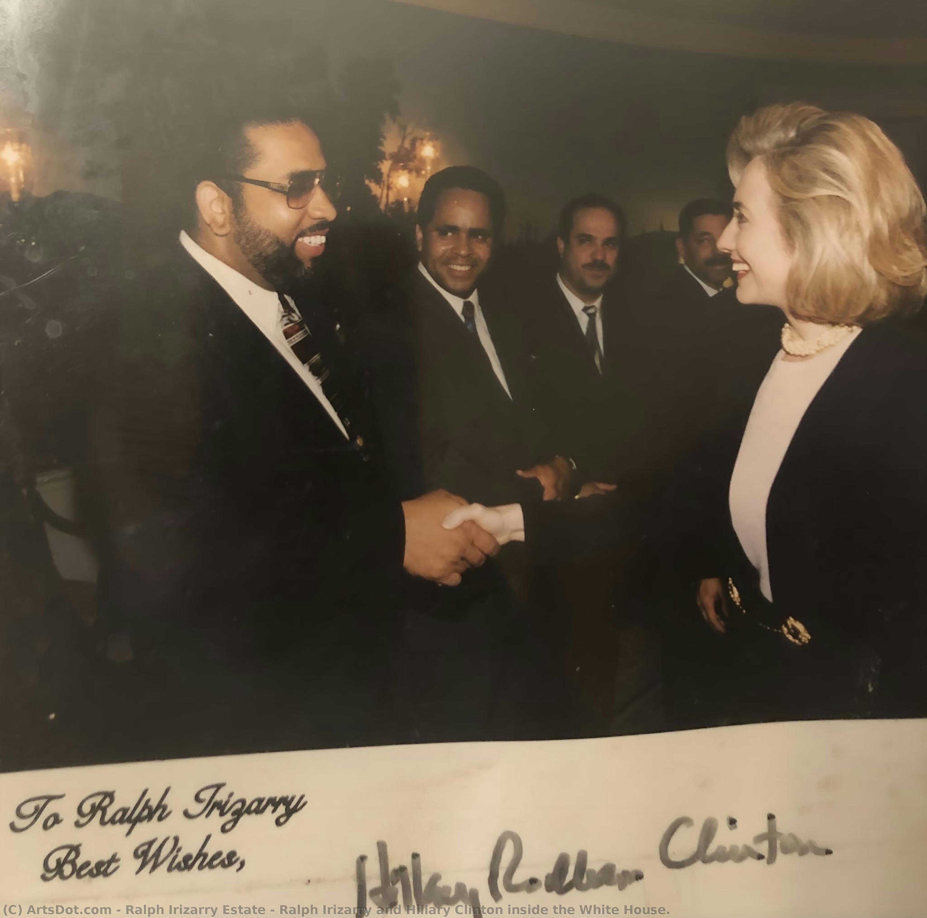 Ralph Irizarry And Hillary Clinton Inside The White House. — Ralph Irizarry Estate