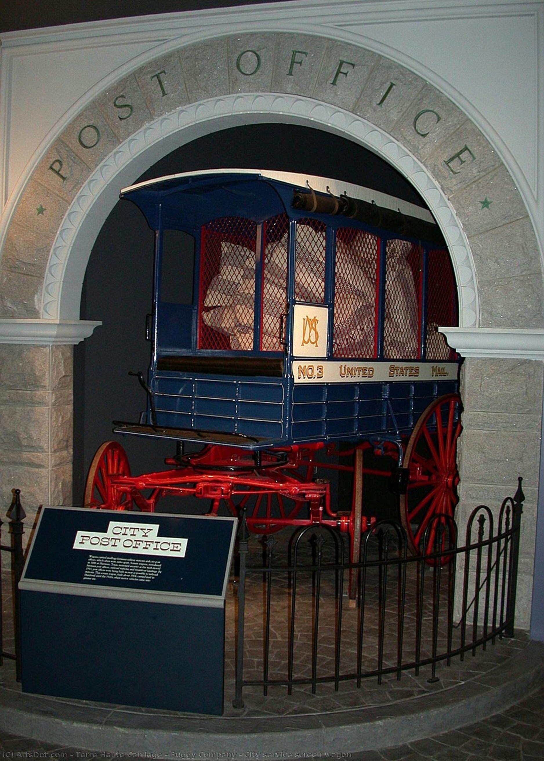 City Service Screen Wagon — Terre Haute Carriage & Buggy Company