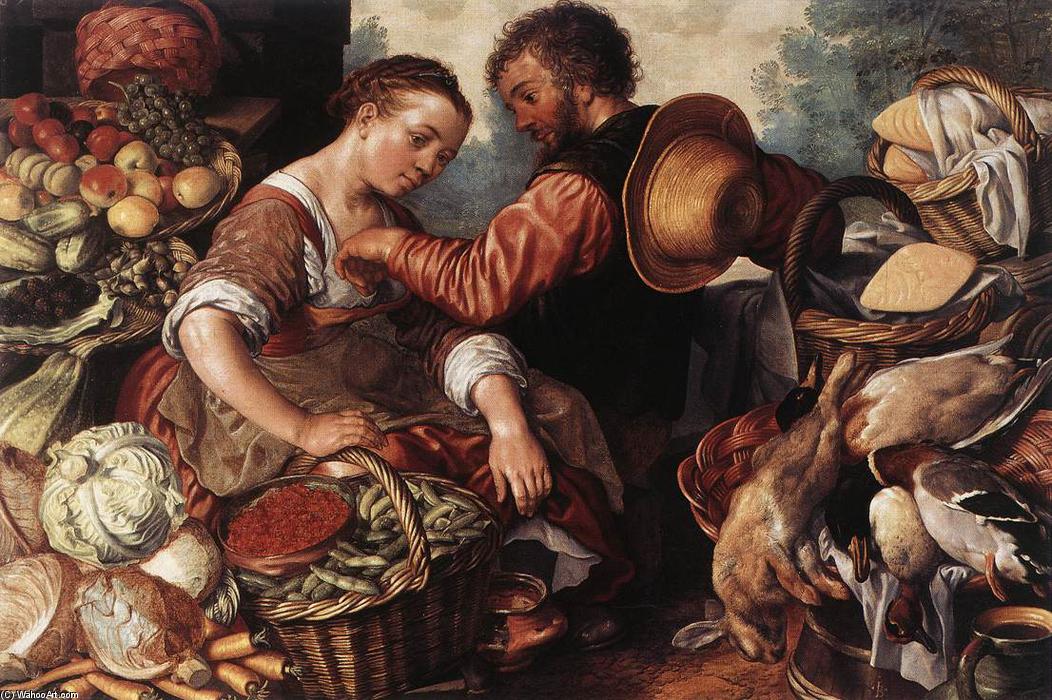 Woman Selling Vegetables — Joachim Beuckelaer