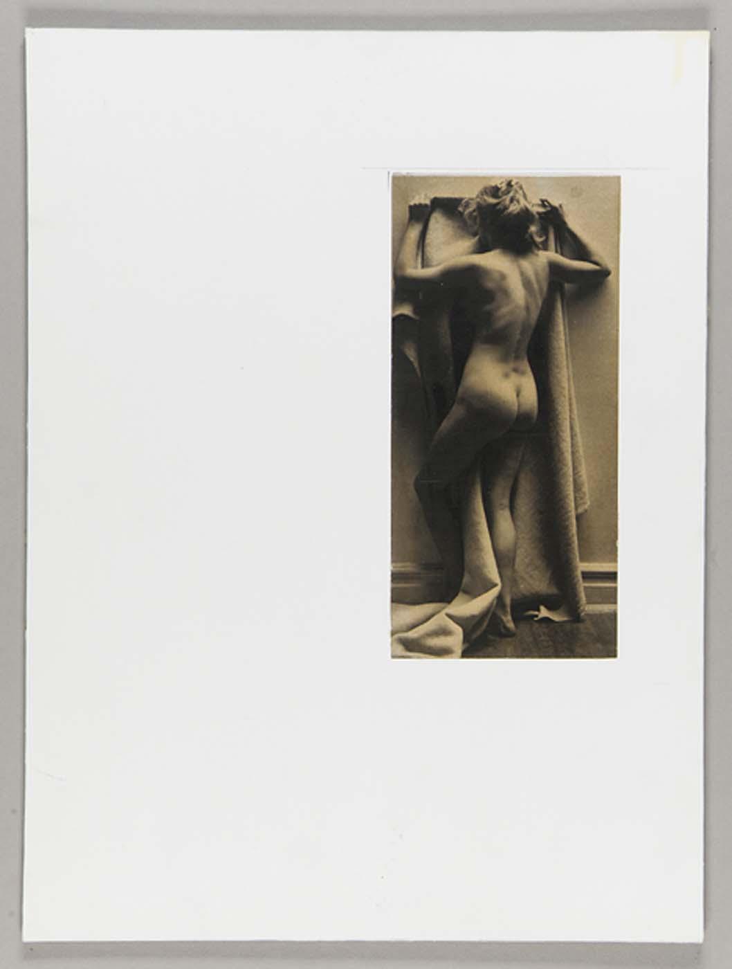 Untitled (standing Nude With Blanket) — Joseph Cornell