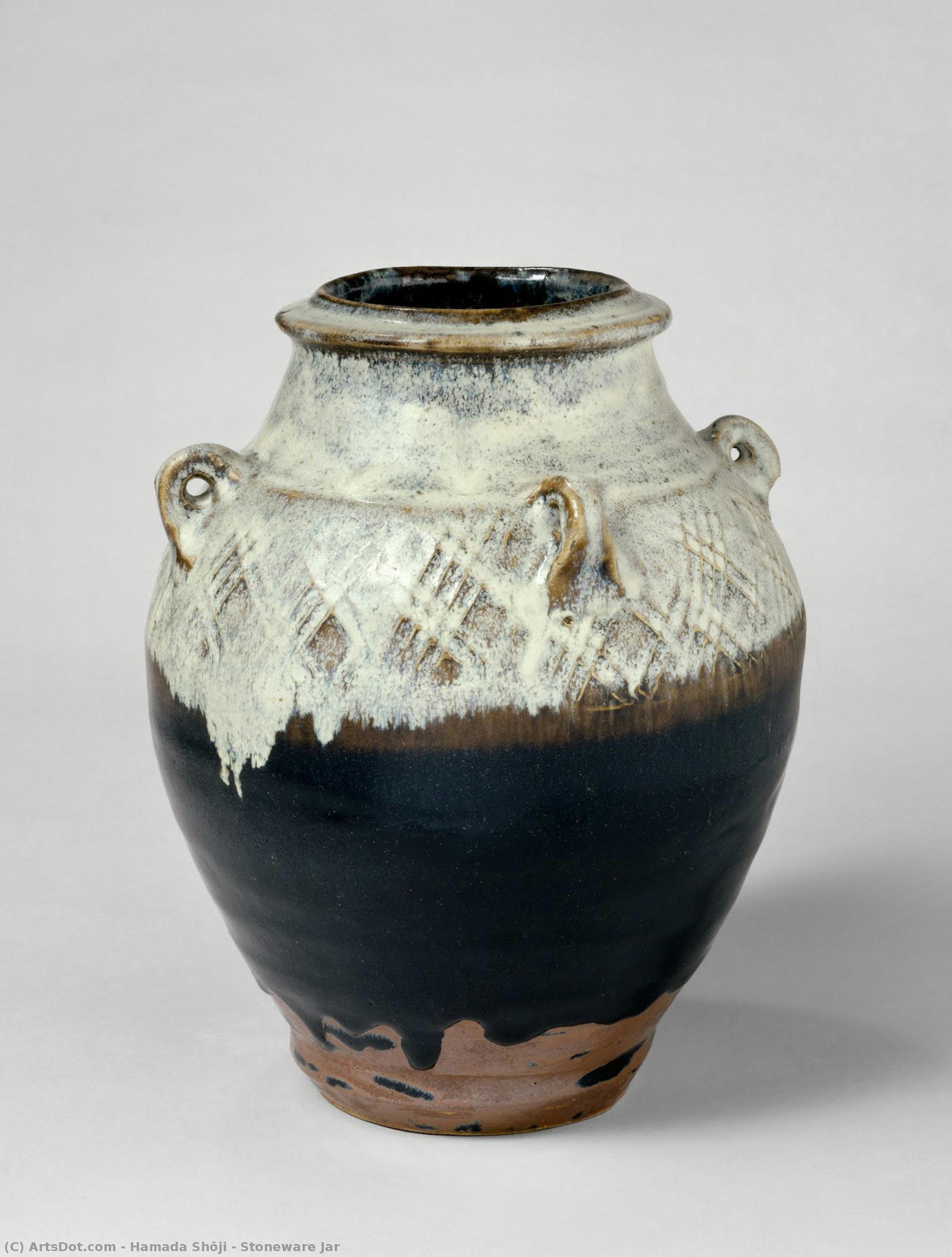 Stoneware Jar — Hamada Shōji