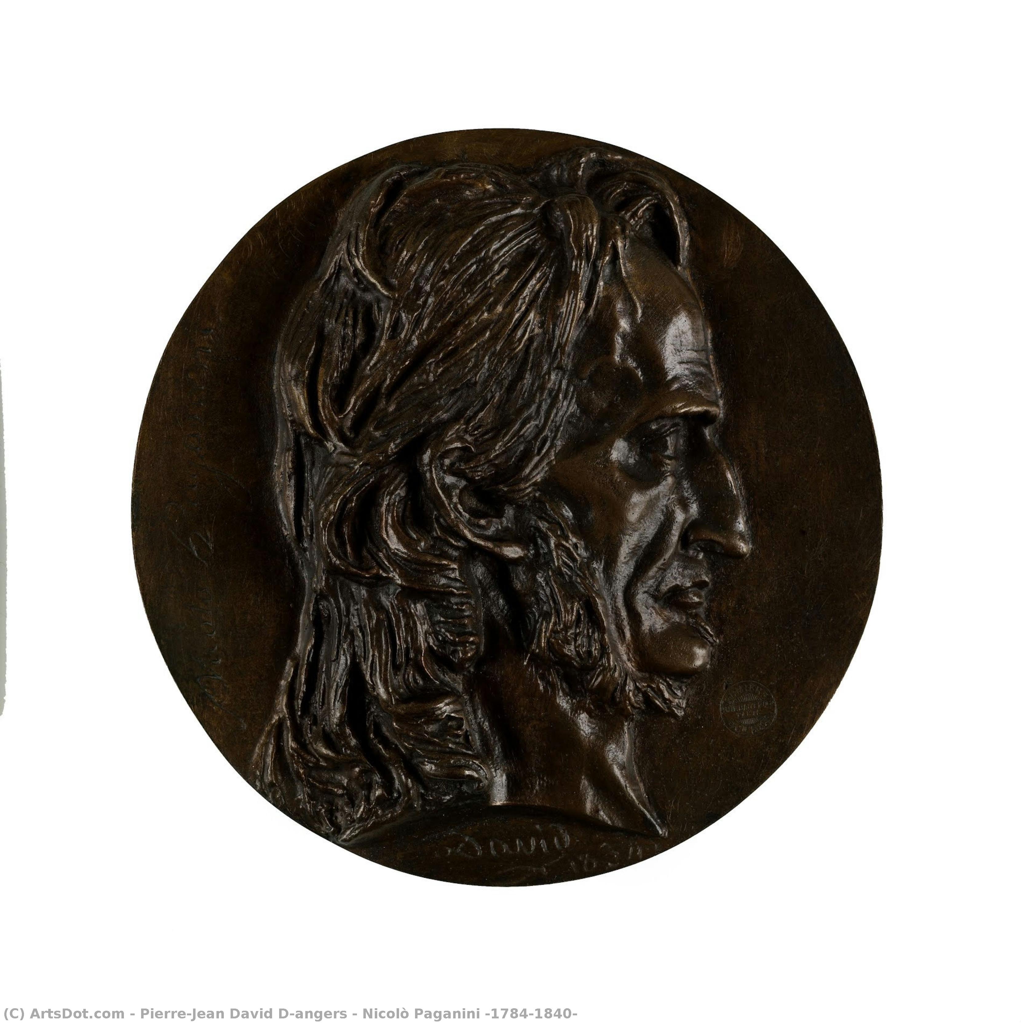 Nicolò Paganini (1784-1840) — Pierre-jean David D'angers