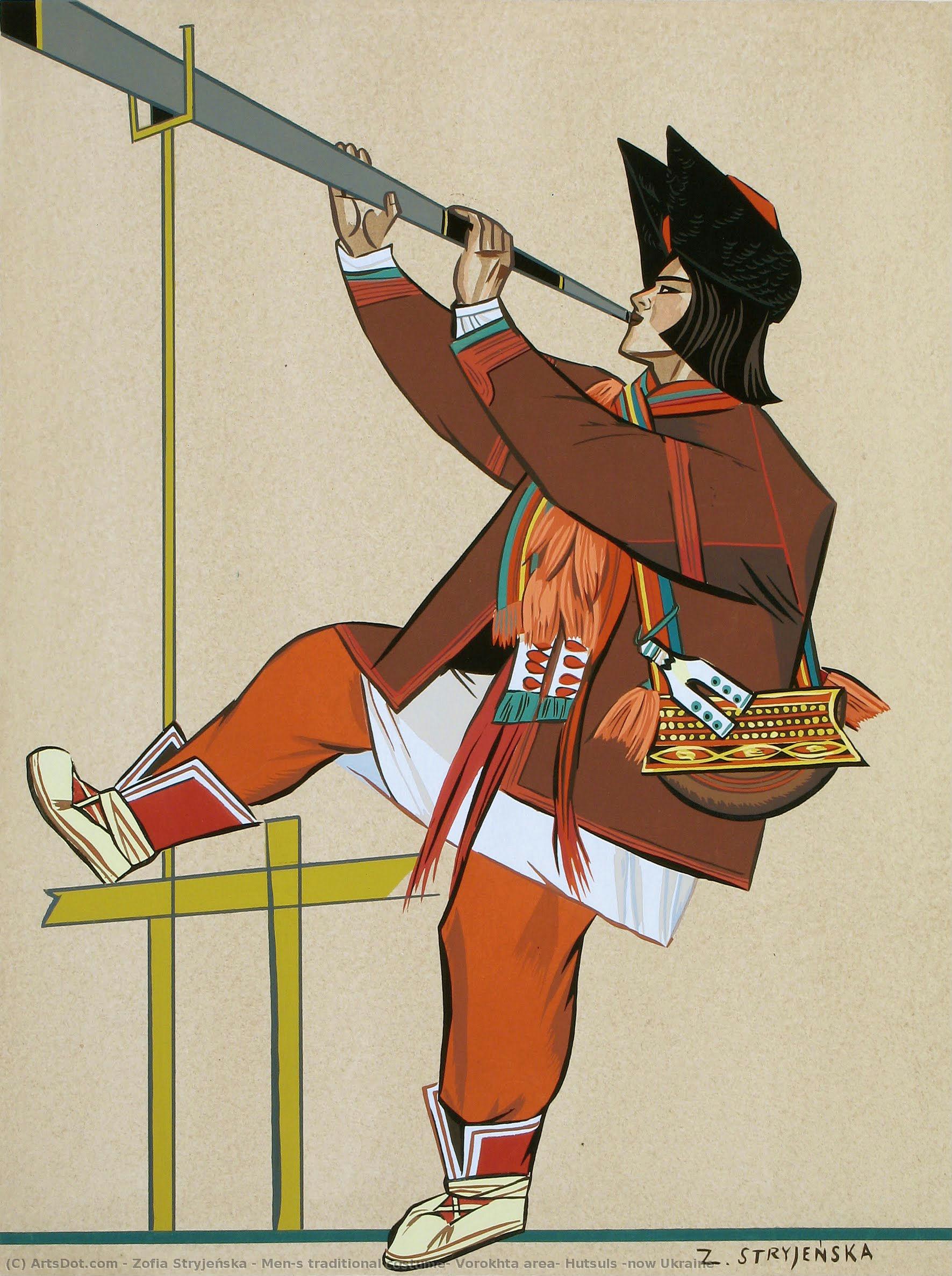 Men’s Traditional Costume, Vorokhta Area, Hutsuls [now Ukraine] — Zofia Stryjeńska